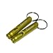 Produktbild perfk 2pcs- Aluminium Pfeife Outdoor Survival Whistle Notpfeife Schlüsselanhänger