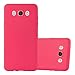 Produktbild Cadorabo Hülle für Samsung Galaxy J5 2016 (6) - Hülle in Candy ROT - Handyhülle aus TPU Silikon im Candy Design - Silikonhülle Schutzhülle Ultra Slim Soft Back Cover Case Bumper