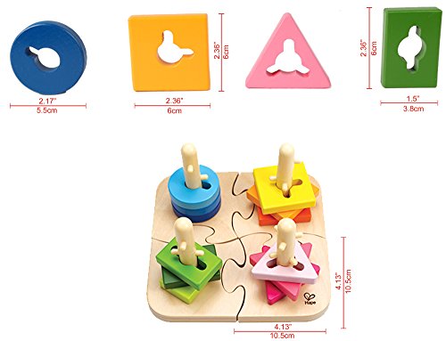 Hape E0411 – Kreatives Steckpuzzle, 16 teilig - 4