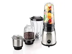 Lee Star LE-810 Portable Electric Mixer Blender Grinder Machine With Heavy Duty Motor, 2 Blending Jar & 2 Grinding Jar for Smoothies, Puree, Dry Fruit Shakes, Chutney & Dry Wet Grinding ? 400Watts