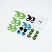 Produktbild lovinstar 10 Paar Set in-Ear-Ohrstöpsel Ohr Flossen Haken Gel & Memory-Schaum für Jaybird X X2 Wireless Bluetooth In-Ear-Kopfhörer/Kopfhörer