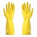 Produktbild BBQBQ Gelbe Spülhandschuhe Gummi Latex Dünnschliff Küche langlebige Bürstenschüssel Waschhandschuhe 5 Paar S