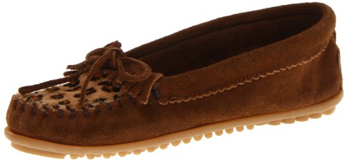Minnetonka Leopard Kilty Moc Damen Mokassin, Braun (Dusty Brown 3F), 36 EU Minnetonka Leopard Kilty Moc Damen Mokassin, Braun (Dusty Brown 3F), 36 EU