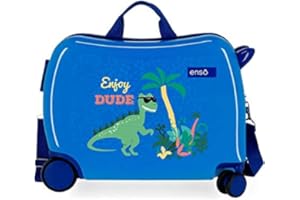 Enso (dino) Maleta Infantil Niños, Multicolor, Media