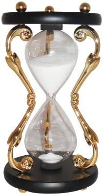ColorMax Fashion Hourglass 30 Minutes Sand Timer-Gold (Gold 30 Min)