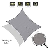 SCHNELLE MONTAGE: Befestigungsschnur (4x1,5 m) - das Segel lässt sich mit konkaver geschnittener Seitenkanten besonders glatt und fest spannen