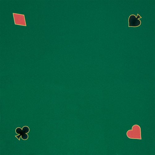 Trademark Poker Green Playing Felt 40-Inch x 40-Inch
