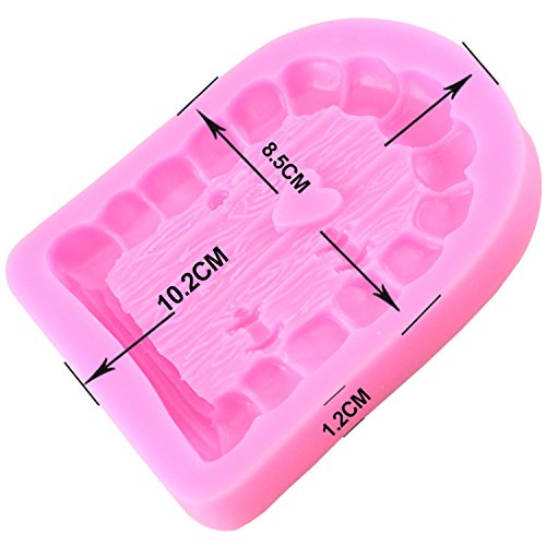 anyana Enchanted Vintage Fairy Garden Fairy Gnome Home Tür Schnecke, Silikon Schokolade Fondant Formen für, Polymer Clay Cake Dekorieren, Set von 3 - 5