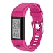 Produktbild XIHAMA Armband für Garmin Vivosmart HR +, Silikon Ersatzband Fitness Sport Armbänder für Vivosmart HR Plus (Not for Vivosmart HR) (hot pink)