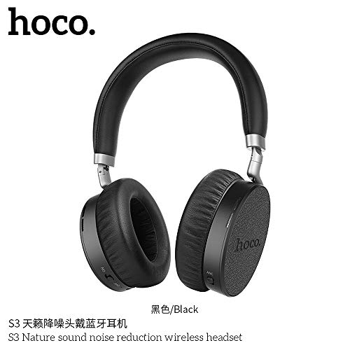 Hoco S3 - Cuffie pieghevoli wireless Bluetooth, con microfono/scheda TF e controllo del volume per PC/cellulari/TV/iPad