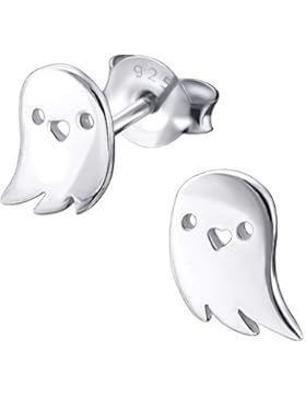 Laimons Kids Kinder-Ohrstecker Kinderschmuck Geist glanz Sterling Silber 925