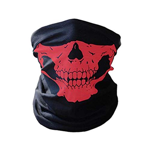 Preisvergleich Produktbild Laduup Nahtlos Schädel Gesicht Schlauch Maske Motorrad Gesichtsmaske Multifunktionstuch Skull Face Mask Shield Gesichtsmaskefür Paintball / Fahrrad / Ski Snowboard / Wandern / Biking / Rave Maske