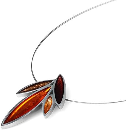 Watch This Space Spice Bamboo Shoot Pendant on 40.6cm Surgical Steel Wire with a 4cm Extension Chain