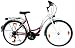 Produktbild LANDER Damen Cityrad CTB 26" Zoll (=66cm) 18 Gang StVZO-Ausstattung weiß-weinrot