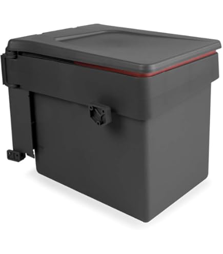 Pattumiera Elletipi Easy 2.0 - 12 Litri In Plastica Riciclata Con Coperchio