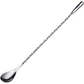 Westmark James Bar Spoon - Handy Bar Accessory for Mixing Cocktails, Spiral Spoon for Delicious Long Drinks, Long Handle - 18
