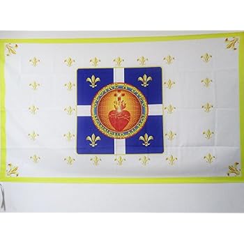 Drapeau Jeanne D'Arc 90x60 Cm - Polyester - Fourreau Hampe - AZ FLAG