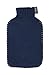 Produktbild Fashy Wärmflasche mit Rollkragen-Strickbezug und Schlingennaht, Farbe marine