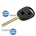Produktbild Cover Schlüssel Hülle Fernbedienung 2 Tasten (nicht enthalten) und Klinge Toy40 Toyota Yaris Aygo Auris Carina Sienna Transit RAV4 MR2 Corolla Celica Land Cruiser Avensis Avalon CAMRY Prado Echo Kluger Prius Tarago 4 Runner chiavit TO004 Ersatzteile Schale Schlüssel Auto Notebook kompatibel ohne Logo Elektronische und Transponder