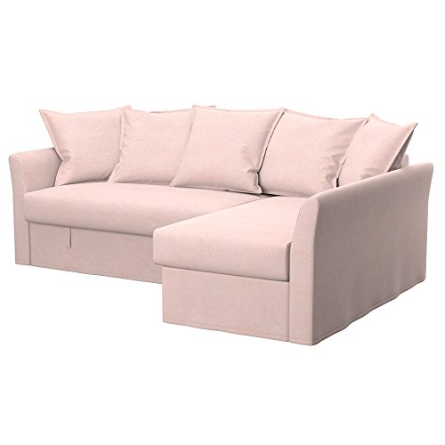 baby pink corner sofa