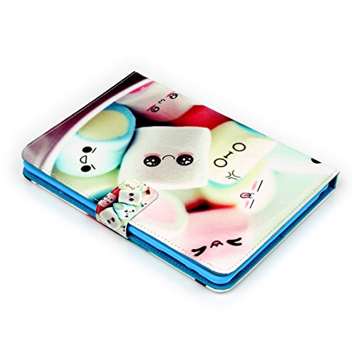 iPad mini 2 Lederhülle – Felfy Slim Full Body Cute Cartoon Sweet Candy Funny Eyes Muster PU Case Cover Etui Schutz Hülle Tasche für ipad mini 3 mini 2 mini 1 + 1x Koala Anti Stöpsel + 1x Silber Stylus - 4
