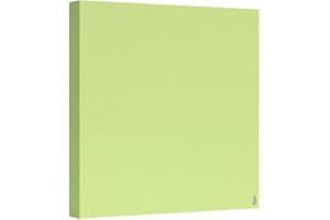 Addictive Sound Panneau Acoustique Mural Premium 50x50x6 cm - Absorbeur Acoustique Avec Tissu Acoustique 275 g/m2 - Panneaux Acoustiques - Plaque Acoustique - Decoration Murale - Lime