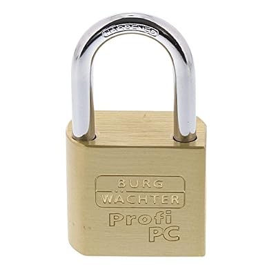 Burg-Wächter Cadenas Haut de Gamme en Laiton Massif pour Demi-Cylindres Européens 116 PC 50