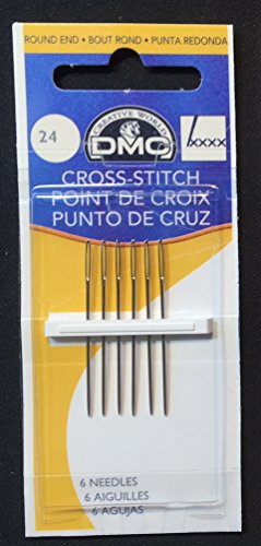 DMC Sticknadeln ohne Spitze. Für Kreuzstich und andere Stickarten (Stärke der Nadel ist 24)
