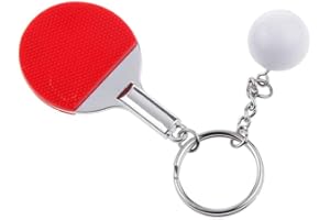chiwanji Mode Tischtennis Paddel Anhänger Sport Schlüsselanhänger Schlüsselbund