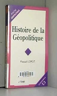 jaquette livre Histoire de la géopolitique