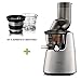 Produktbild Kuvings® C9500 Entsafter, vertikal, Grau + Set für Smoothies und Sorbet