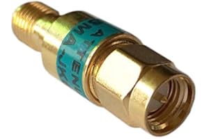 BECEN 30db 2 watowy złoty 2W SMA-JK męski na żeński tłumik koncentryczny RF 6GHz 50ohm 30dB złącza