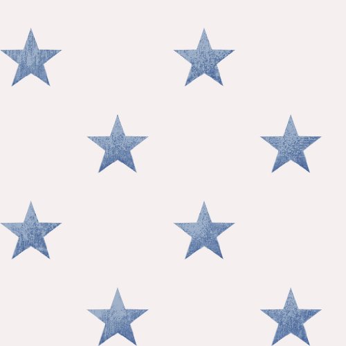 Marstrand 2980 Vlies-Tapete 10cm Sterne blau auf weiß maritim