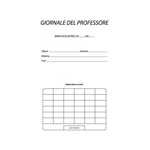 agendepoint Cahier du professeur pour 6 classes Pour toutes les écoles 31 x 17 cm