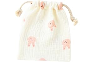 Apooke de Rangement pour Couches pour bébés, Couche en Tissu pour bébé Sec et Humide Crêpe-Coton, Bébé Nappy Organiser, Cordon Poussette Pouch à pour bébé Pochettes