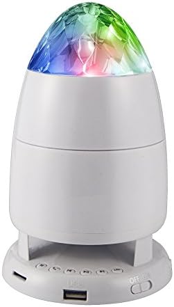 Beatease Portable Pary Bluetooth Speaker With Multi-Colored LED Disco Ball Light Show, Perfect For Party Time