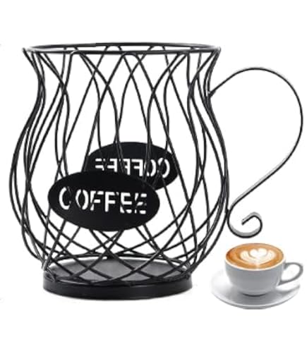 Porta Capsule Da Caffè PopHMN | Organizer Per Nespresso, Lavazza & Altre Marce | Design A Tazza, Nero - Foto 9