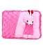 Tickles Stuffed Soft Plush Toy Kids Birthday Pink Rabbit Cushion 40 cm RS.469.00
