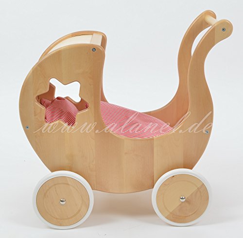 Puppenwagen Doll Pram Doll´Pram IBIS MIT BETWÄSCHE - 2