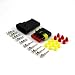 Produktbild 0,75 - 1,50 mm² Gelb 4 - Polig AMP Superseal Set wasserdicht IP 67 1.5 0,35 0,50 0,75 1,50 2,5 1-polig 2-polig 3-polig 4-polig 5-polig 6-polig Sortiment Box Kasten Steckverbinder Elektrik KFZ Steckverbinder stecker buchse gehäuse (0,75 - 1,50 mm² Gelb 4 - Polig)