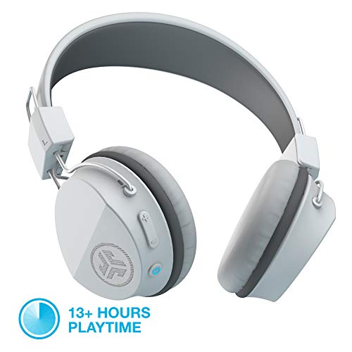 JLab Audio Neon Bluetooth Wireless Circumaural Diadema Blanco - Auriculares (Circumaural, Diadema, Inalámbrico, Bluetooth, Blanco)