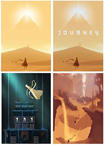 Set Of 4 Journey Posters