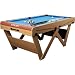 Produktbild Riley FSPW-6 Billardtisch Pool Snooker klappbar 183 x 79 x 97cm