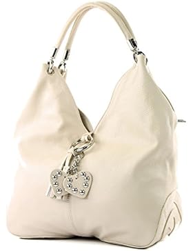 modamoda de - ital. Ledertasche Handtasche Shopper Damentasche Schultertasche Leder 330