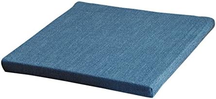 Japanese solid color linen cushion tatami sofa pad thicker sponge cushion applicable to the four seasons gray blue beige red brown purple-H 50x50cm(20x20inch)