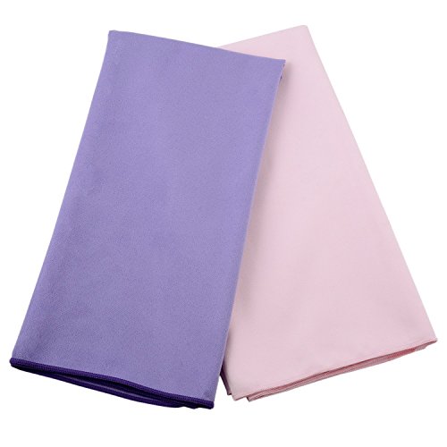 The Friendly Swede 2x Mikrofaserhandtuch inklusive 2x praktischer Trage-Netzsack – Handtuch ideal als Reisehandtuch oder Sporthandtuch - 2
