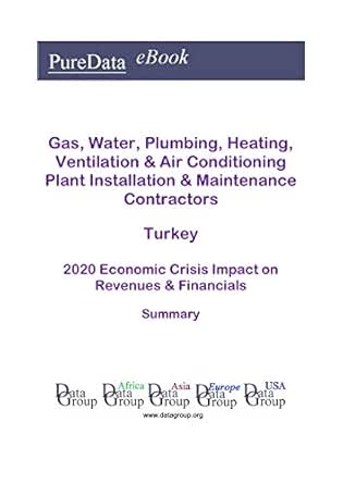 Gas Water Plumbing Heating Ventilation Air Conditioning Plant Installation Maintenance Contractors Turkey Summary 2020 Economic Crisis Impact On Revenues Financials English Edition Ebook Datagroup Turkey Editorial Amazon De Kindle Shop