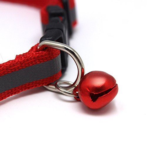 Hysagtek-3X-Adjustable-Reflective-Pet-Collar-Breakaway-Buckle-with-Bell-for-Cat-Dog-Ramdon-3-Colors
