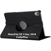 Huawei Matepad SE 11in&ccedil; ile uyumlu Kılıf 360 D&ouml;nebilen Standlı Case (MatePad SE 10.4in&ccedil; Değildir) Siyah