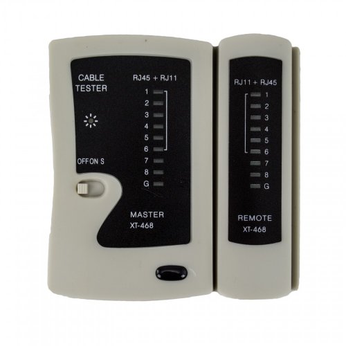 Profitec NWS 100 Netzwerk-Werkzeug-Set 4-teilig im Etui (Set aus Kabeltester, Abisolierwerkzeug, Auflegewerkzeug, Crimpzange und Etui) - 3